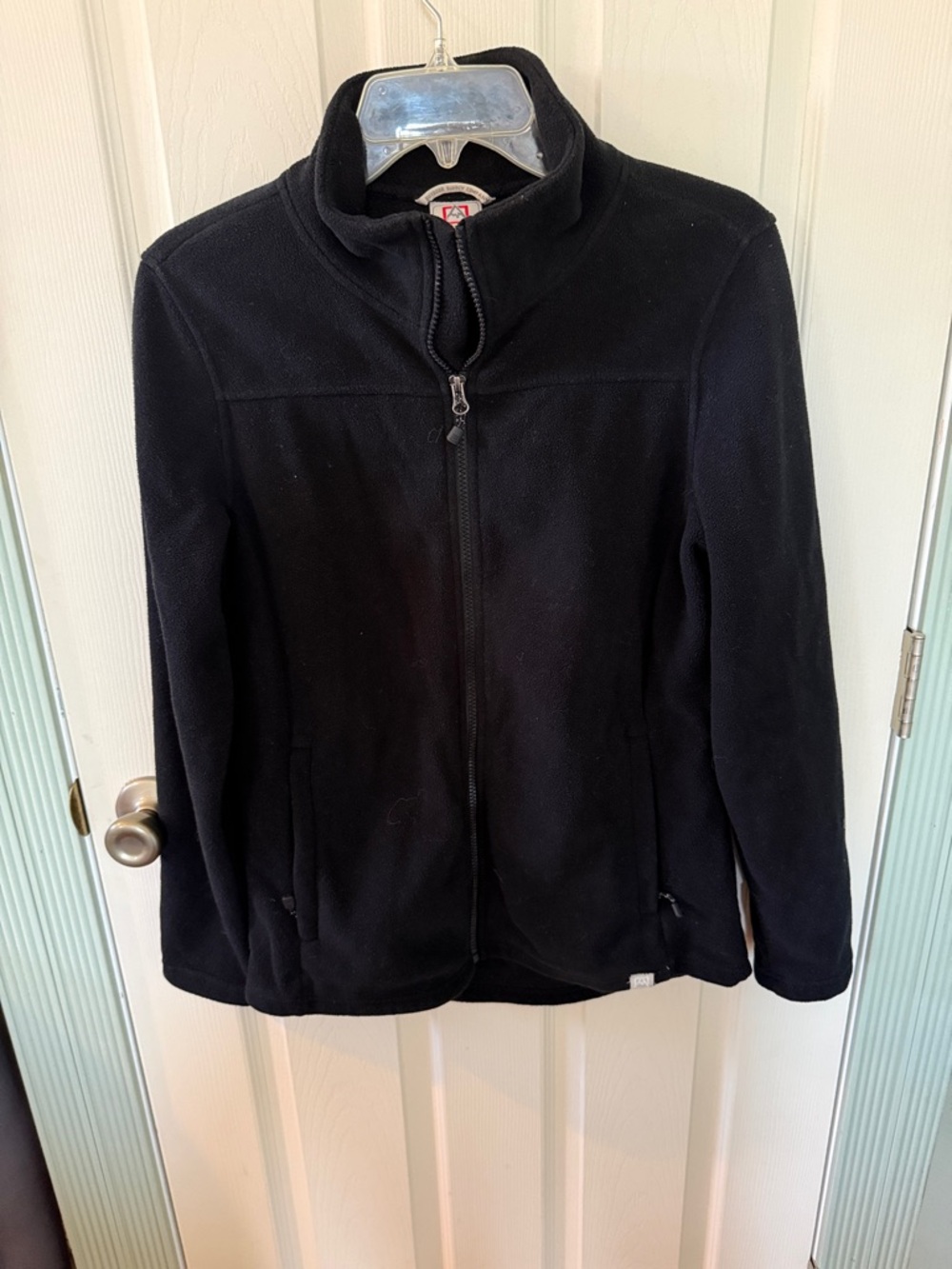 Avalanche Black Teddy Fleece Jacket for Women